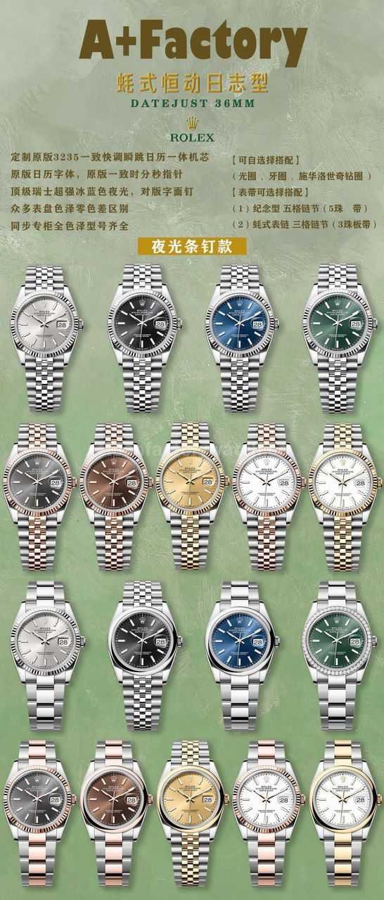 A+ Factory Rolex Datejust 126284RBR 0021 36mm Diamond Bezel Full 904L Roman Numerals&Diamond Sil (11)