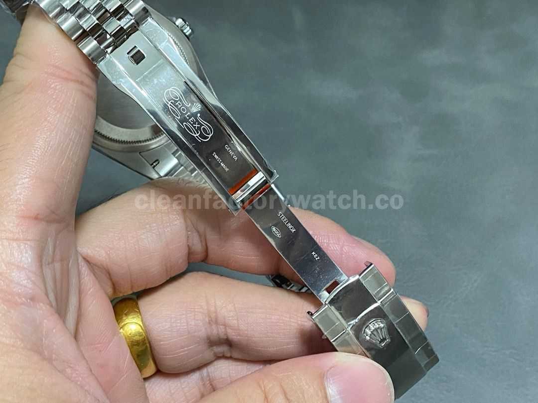A+ Factory Rolex Datejust 126284RBR 0021 36mm Diamond Bezel Full 904L Roman Numerals&Diamond Silve (1)
