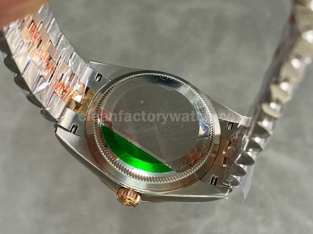 A+ Factory Rolex Datejust 278271 0026 31mm Half Rose Gold Diamond Mop Mother Of Pearl Dial Jubilee (6)