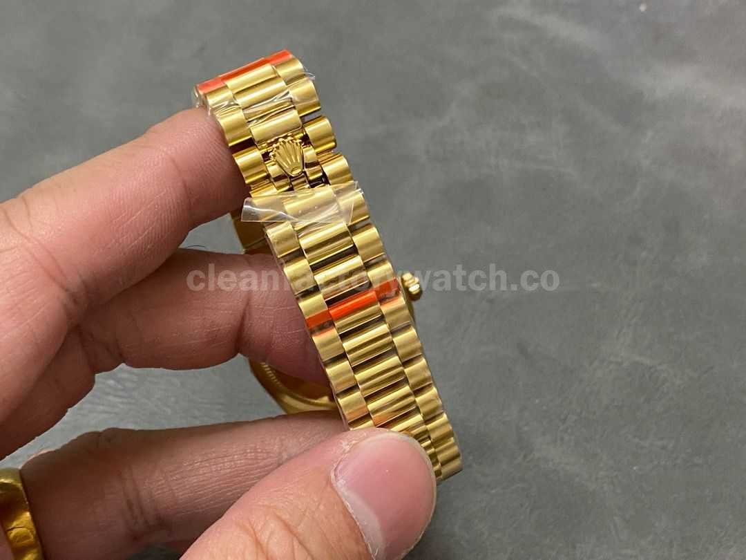 A+ Factory Rolex Datejust 278278 0034 31mm Full Yellow Gold Diamond Mop Silver Dial (2)