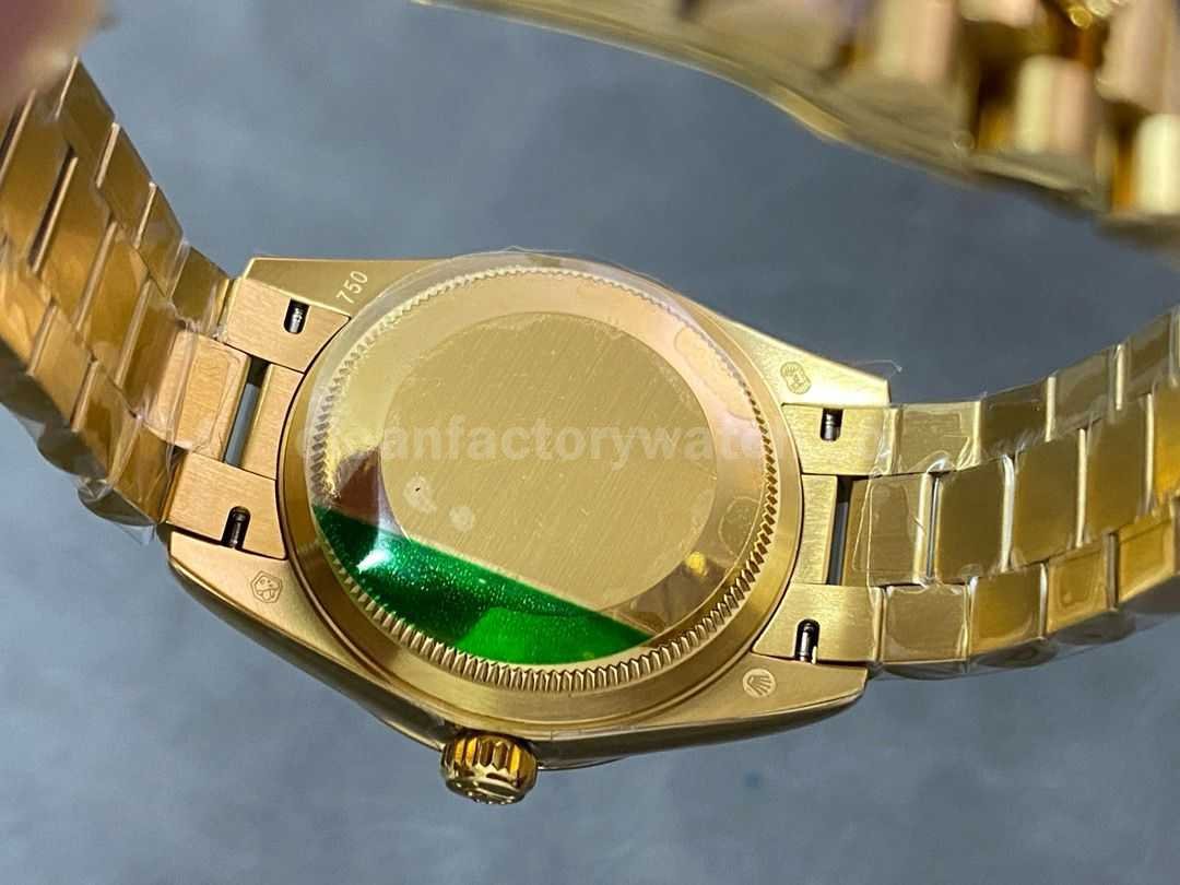 A+ Factory Rolex Datejust 278278 0034 31mm Full Yellow Gold Diamond Mop Silver Dial (3)