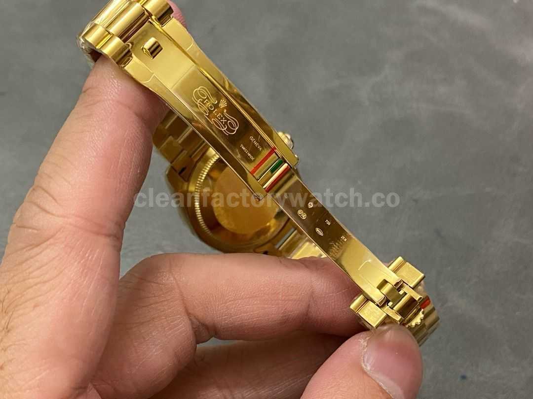 A+ Factory Rolex Datejust 278278 0034 31mm Full Yellow Gold Diamond Mop Silver Dial (6)