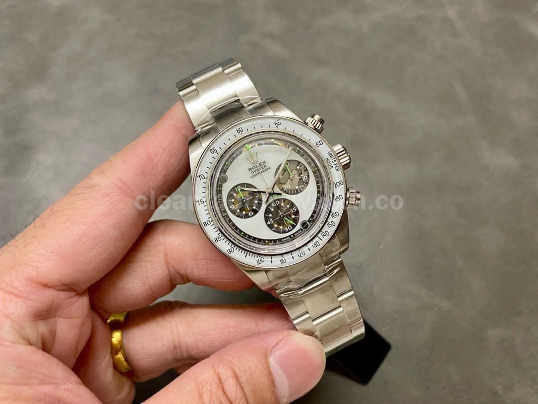 AMG Factory Rolex Daytona Panda Limited Edition 40mm Full Steel White Hollow Dial (7)