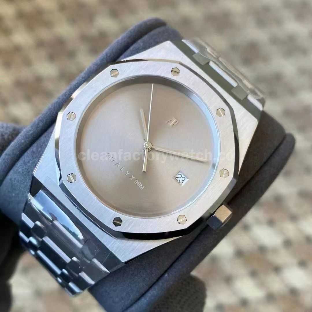 APS Factory Audemars Piguet Royal Oak Selfwinding 41mm 15400 Iron Man Special Edition Silver Dial (1)