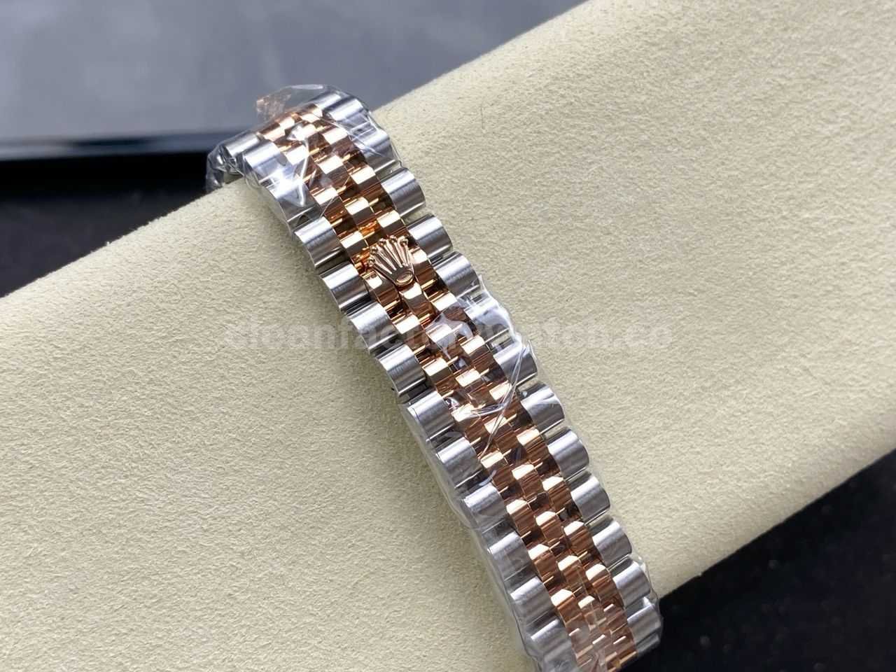 ARF Factory Counterweight Rolex Datejust 278381RBR 0010 31mm Rose Gold Diamond Bezel Sunburst Dial (7)