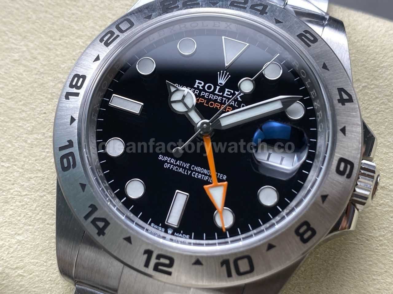 ARF Factory Rolex Explorer II 226570 0002 42mm Full Steel Black Dial (8)