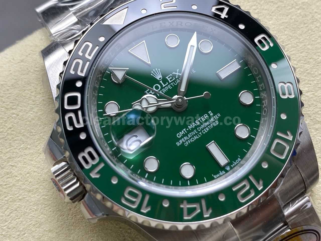 ARF Factory Rolex SPRITE GMT MASTER II 126729VTNR 0001 40mm Full 904L Green Dial (7)