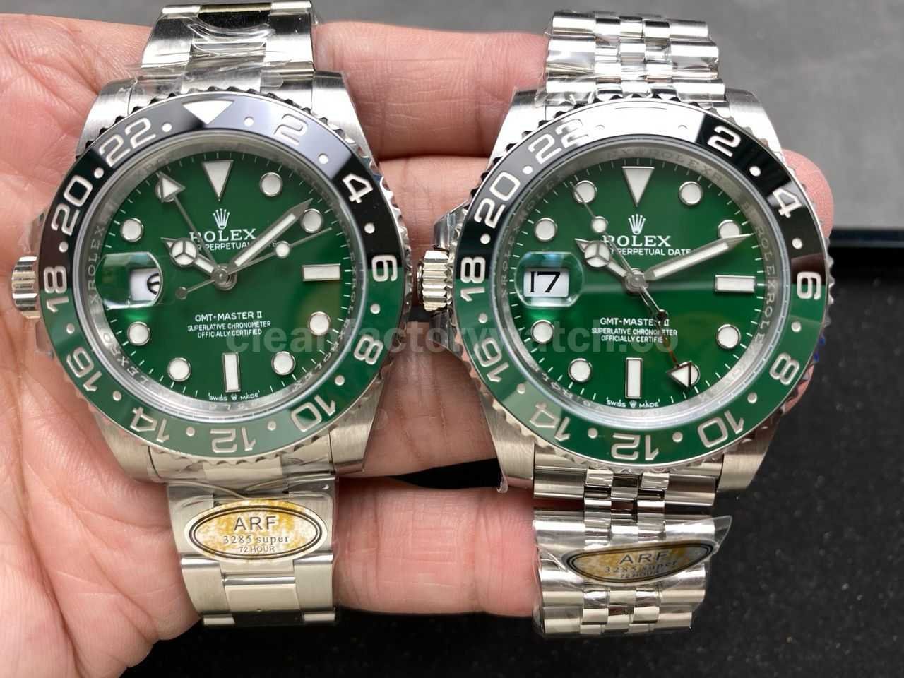 ARF Factory Rolex SPRITE GMT MASTER II 126729VTNR 0001 40mm Full 904L Green Dial (9)
