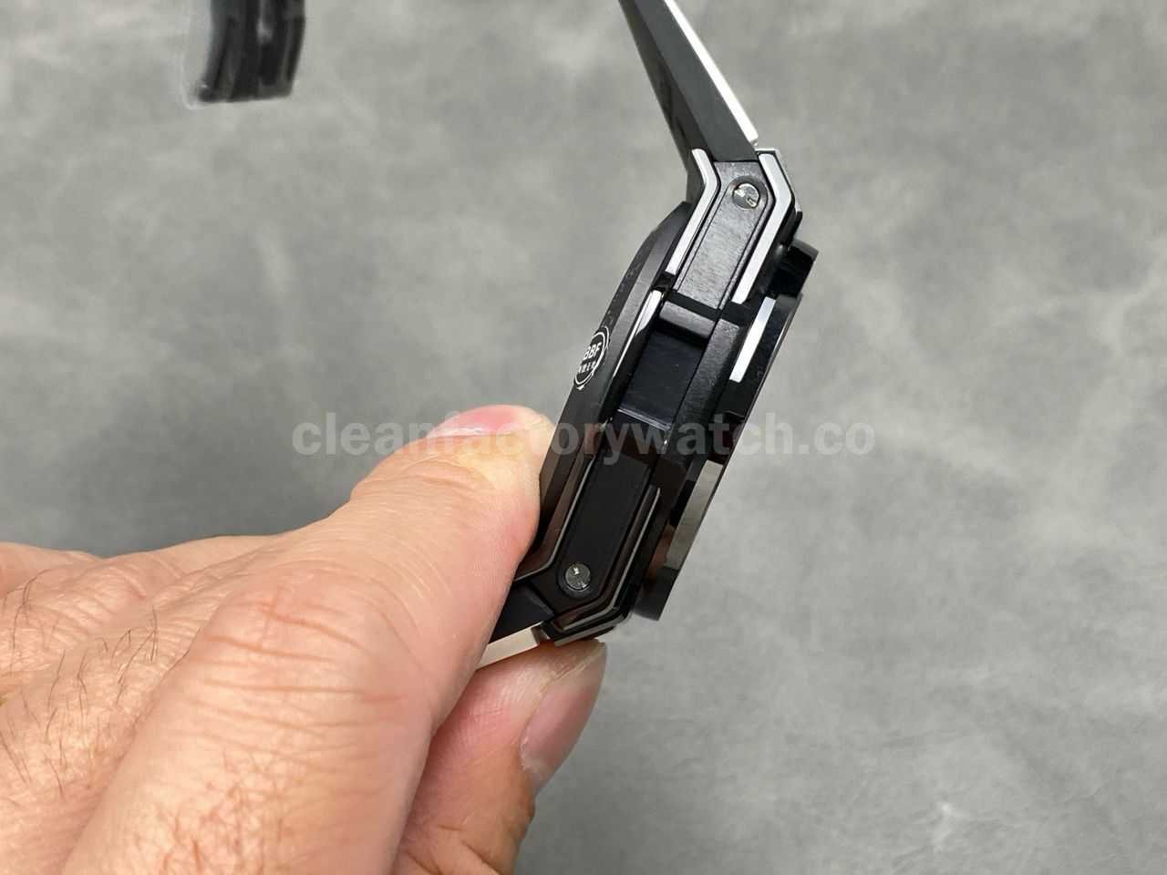 BBF Factory Hublot Big Bang Unico 42mm 441.CI.1171.RX Black Ceramics White Rubber Strap Black Skeletonized (8)