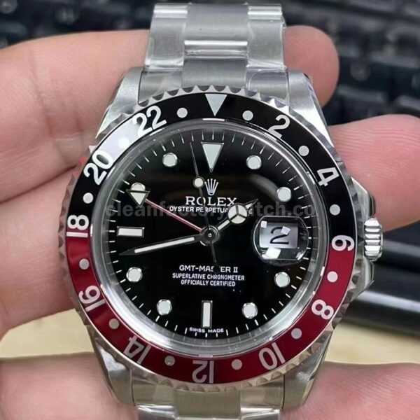 BP Factory Rolex GMT-Master II Pepsi 16710BLRO 40mm Full 904L Black Dial