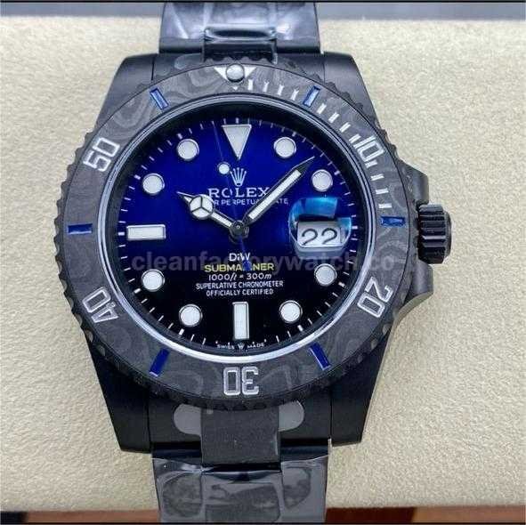 DIW Factory Rolex Submariner Date 116610 Limited Edition 40mm Full 904L Gradient Blue Dial