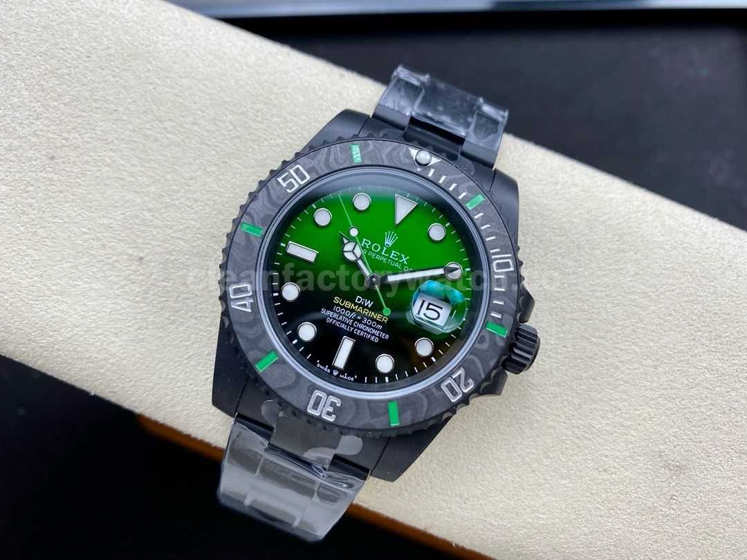 DIW Factory Rolex Submariner Date 116610 Limited Edition 40mm Full 904L Gradient Green Dial (9)