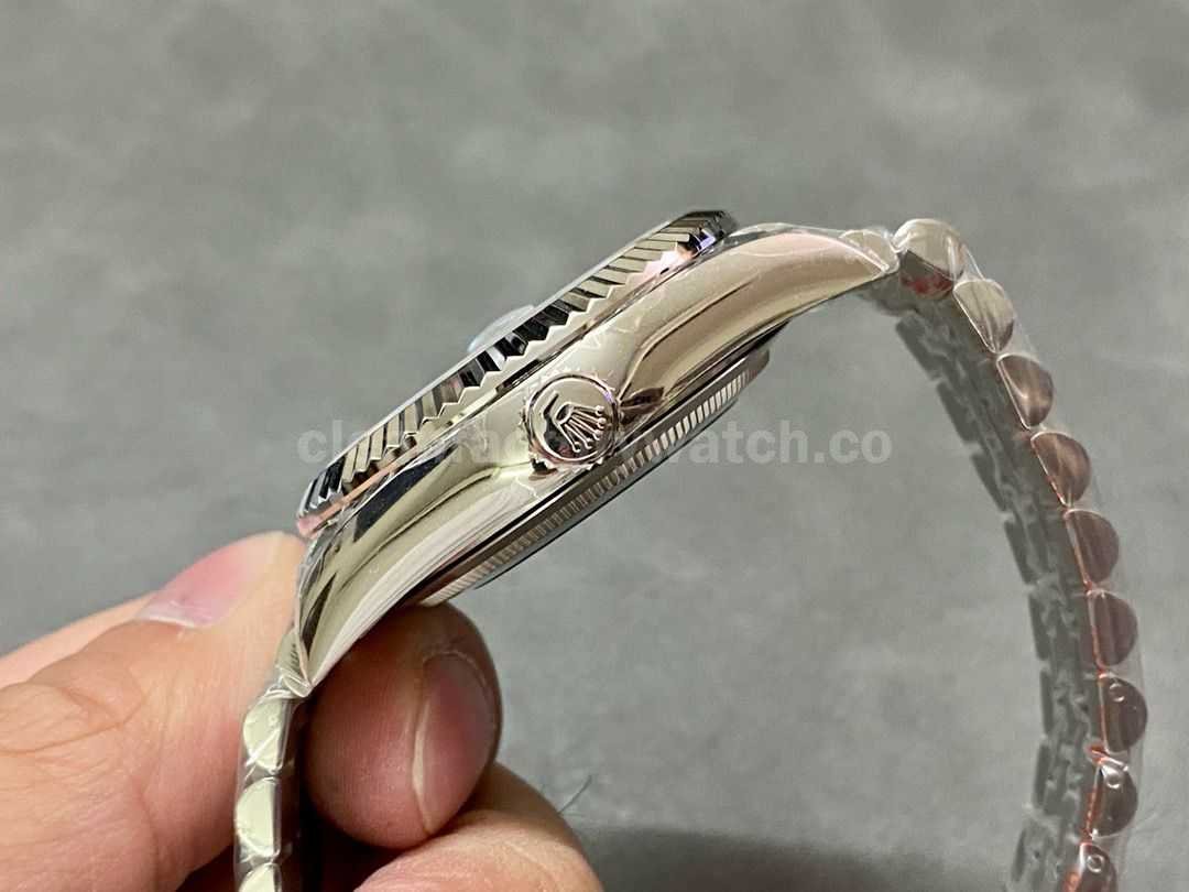 Noob Factory Rolex Sky Dweller 336934 0002 42mm Full White Gold Green Dial (2)
