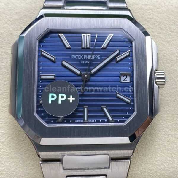 PP+ Factory Patek Philippe Cubitus 7128/1G-001 45mm Blue Dial
