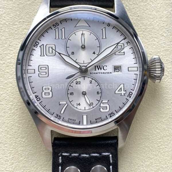 TW Factory IWC Big Pilot 46mm Arabic Numerals Silvery White Dial