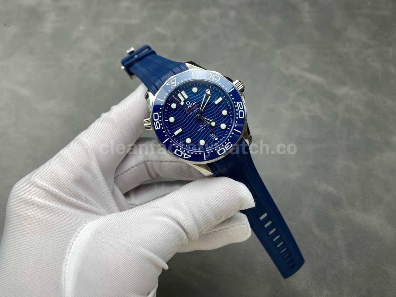 VS Factory Omega Seamaster Diver 300 M 210.32.42.20.03.001 42mm Blue Dial (1)