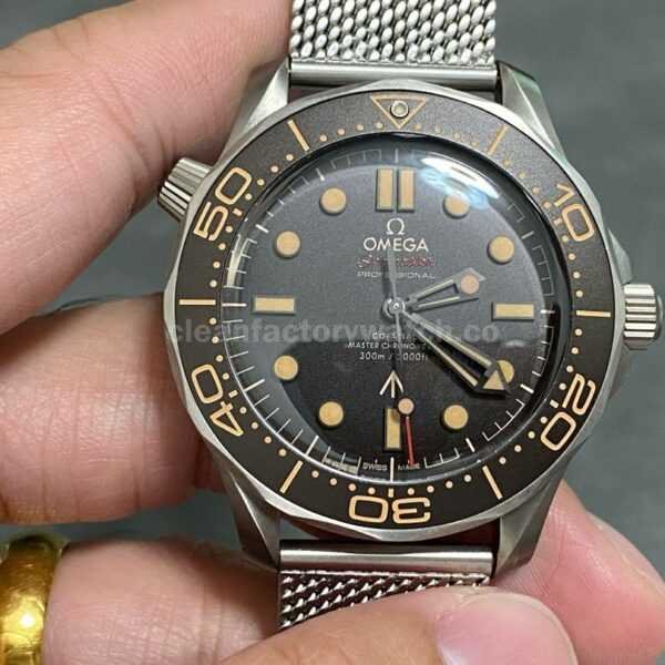 VS Factory Omega Seamaster Diver 300 M 210.90.42.20.01.001 42mm Full Titanium Black Dial