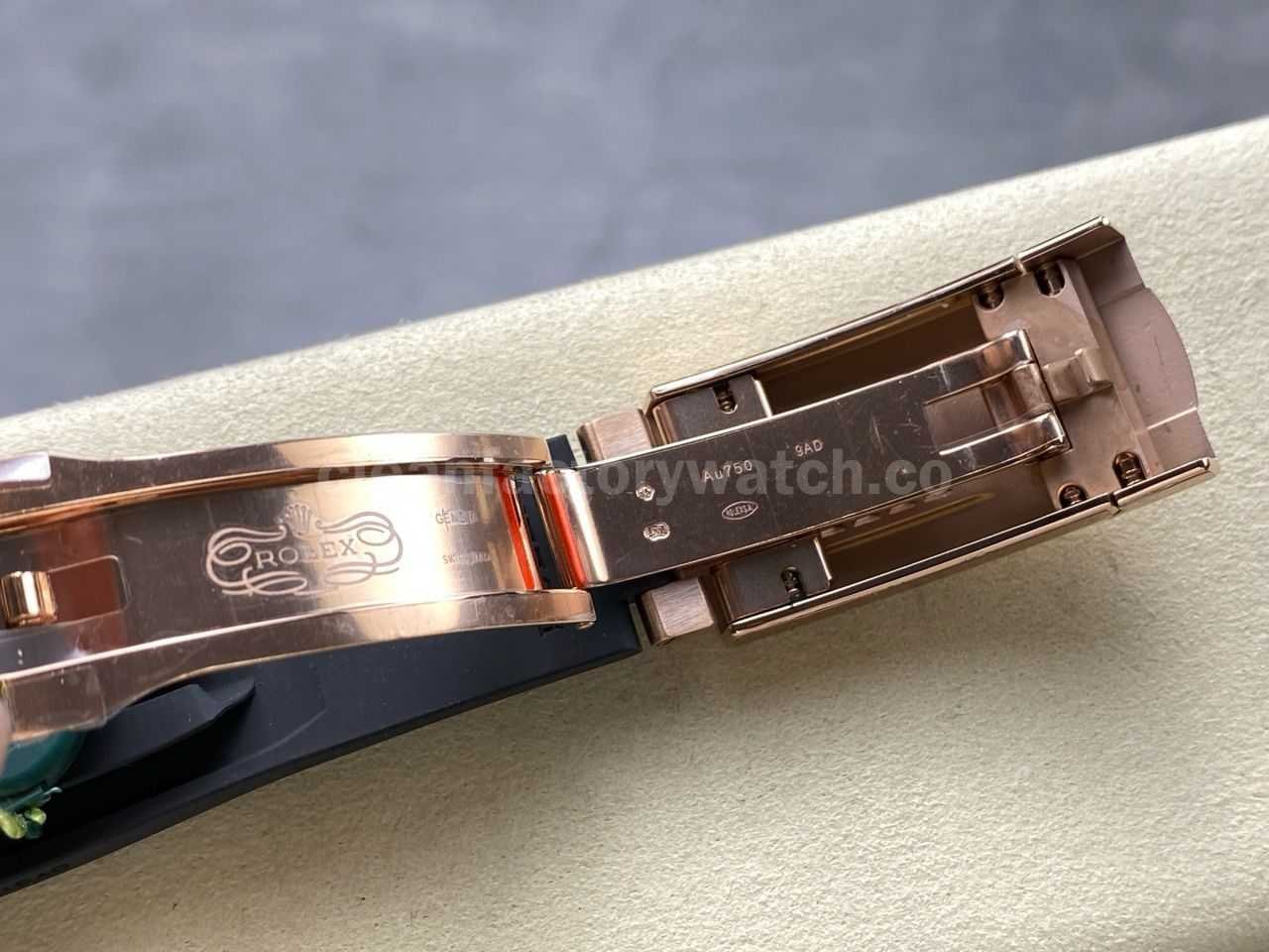 ZF Factory CounterWeight Rolex Sky Dweller 336235 0002 42mm Rose Gold OysterFlex Brown Dial (6)