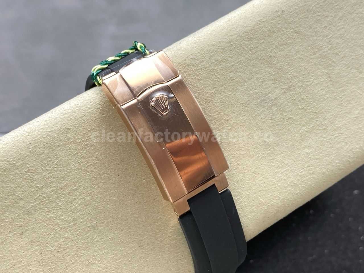 ZF Factory CounterWeight Rolex Sky Dweller 336235 0002 42mm Rose Gold OysterFlex Brown Dial (7)
