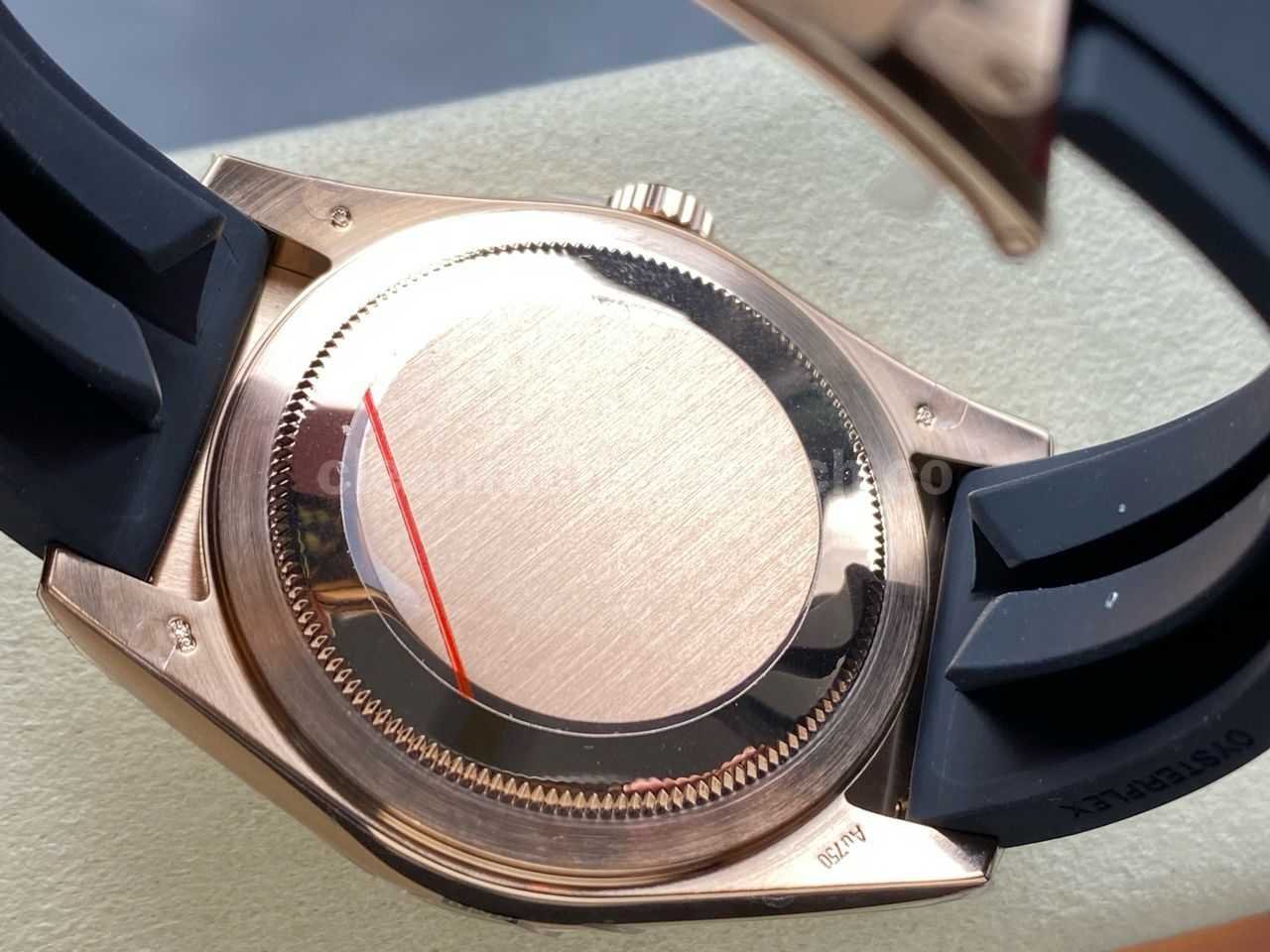 ZF Factory CounterWeight Rolex Sky Dweller 336235 0004 42mm Rose Gold Rubber Strap Grey Dial (7)