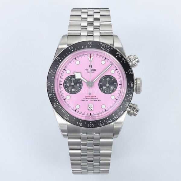 ZF Factory Tudor Black Bay Chrono 79360N-0019 41mm Jubilee Pink Dial