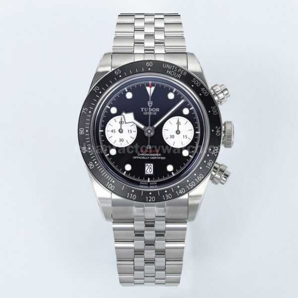 ZF Factory Tudor Panda Black Bay Chrono 79360N-0001 41mm Jubilee Black Dial