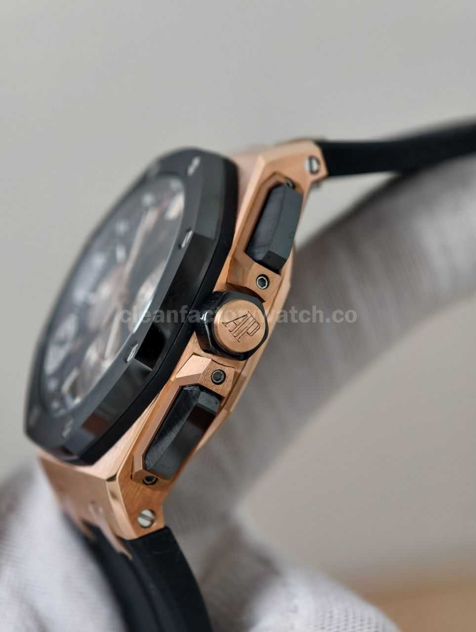 APS Factory Audemars Piguet Royal Oak Offshore Chronograph 26420RO.OO.A002CA.01 43mm Rose Gold Rubb