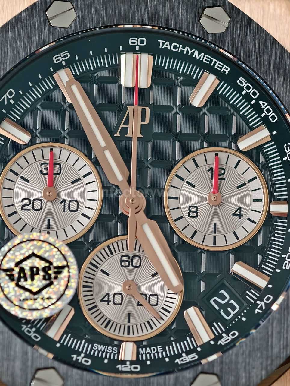 APS Factory Audemars Piguet Royal Oak Offshore Chronograph 26420RO.OO.A002CA.01 43mm Rose Gold Rubber (1)