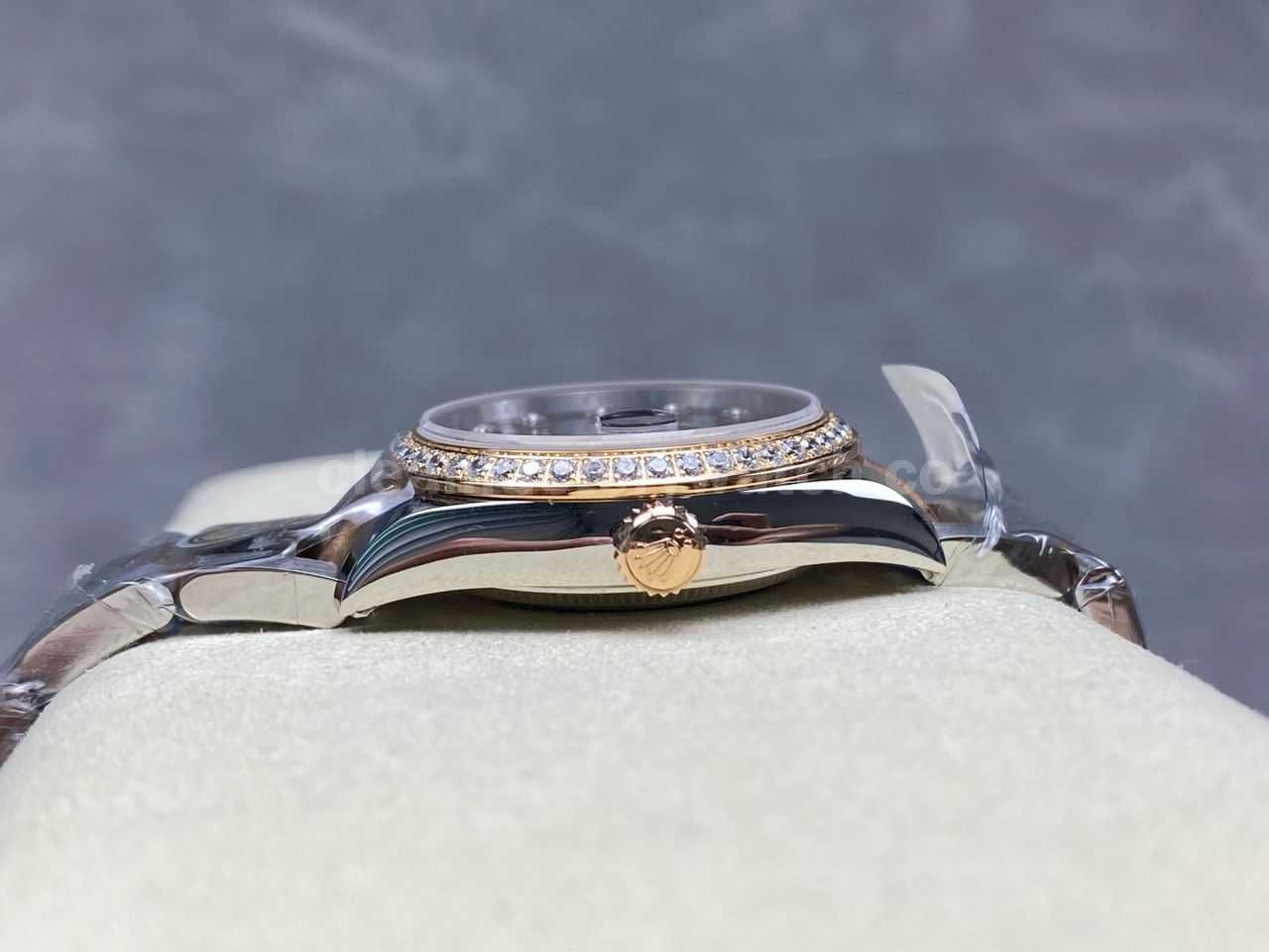 ARF Factory Counterweight Rolex Datejust Oyster 278381RBR 0019 31mm Rose Gold Diamond Bezel Roman VI Purple Dial (9)
