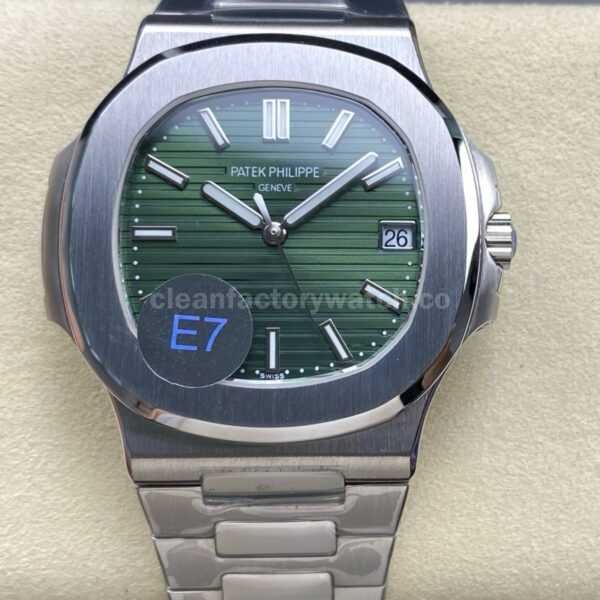 E7 Factory Patek Philippe Nautilus 5711/1A -014 40mm Full Steel Green Dial