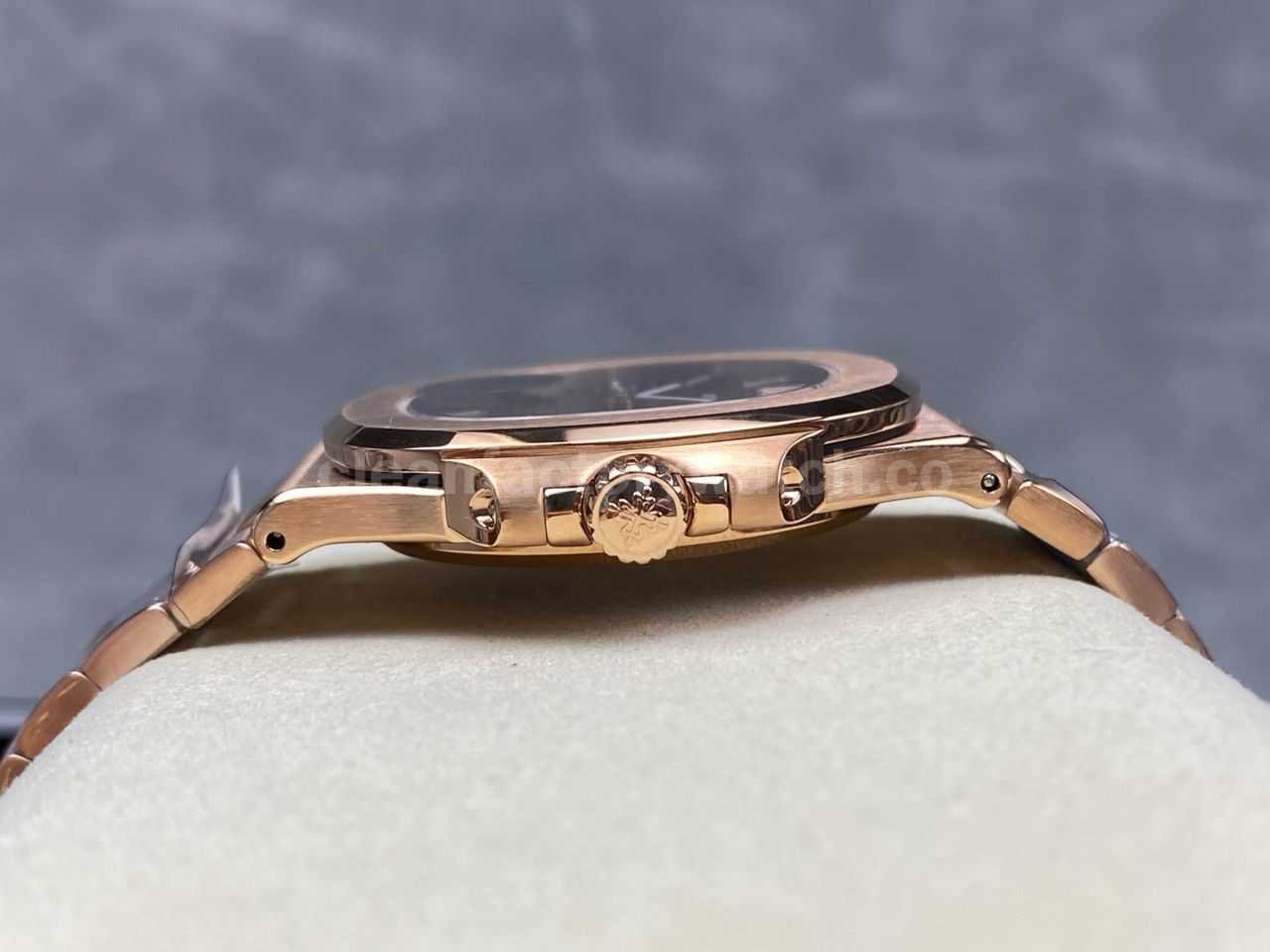 E7 Factory Patek Philippe Nautilus 57111R 001 40mm Rose Gold Brown Dial (6)