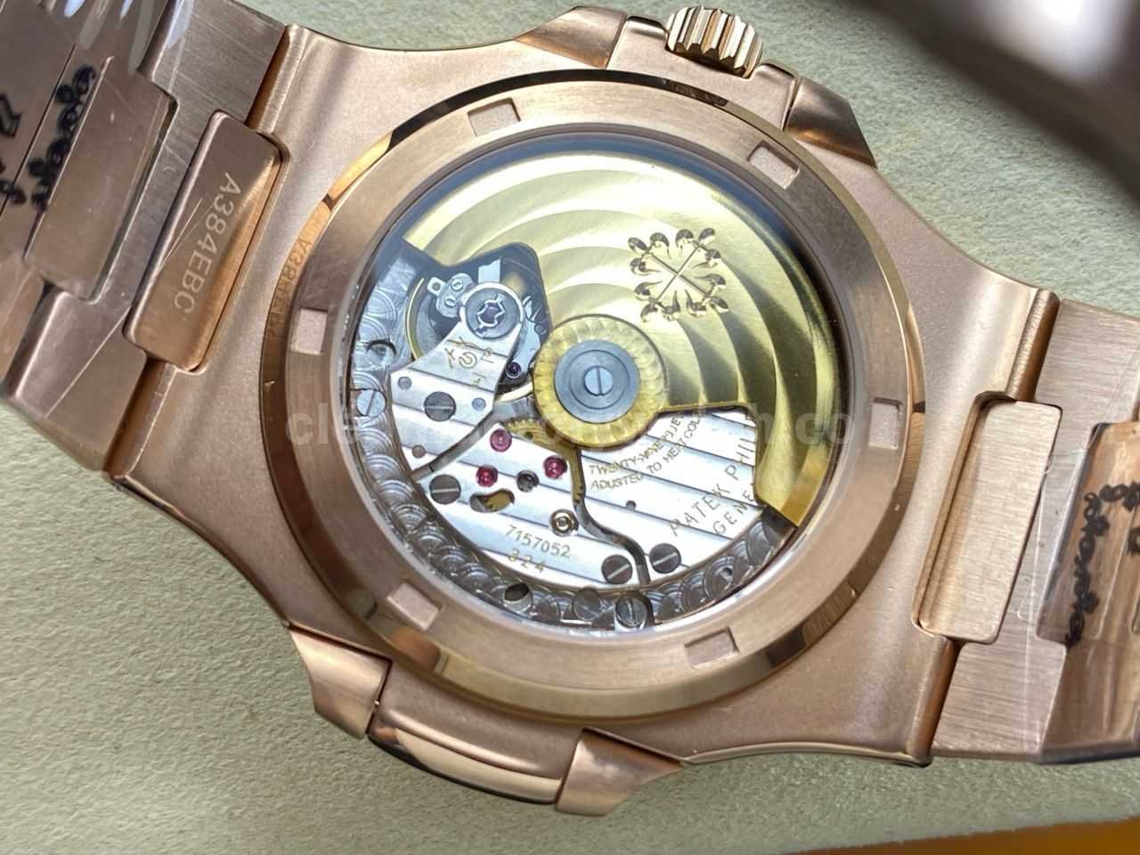 E7 Factory Patek Philippe Nautilus 57111R 001 40mm Rose Gold Brown Dial (9)