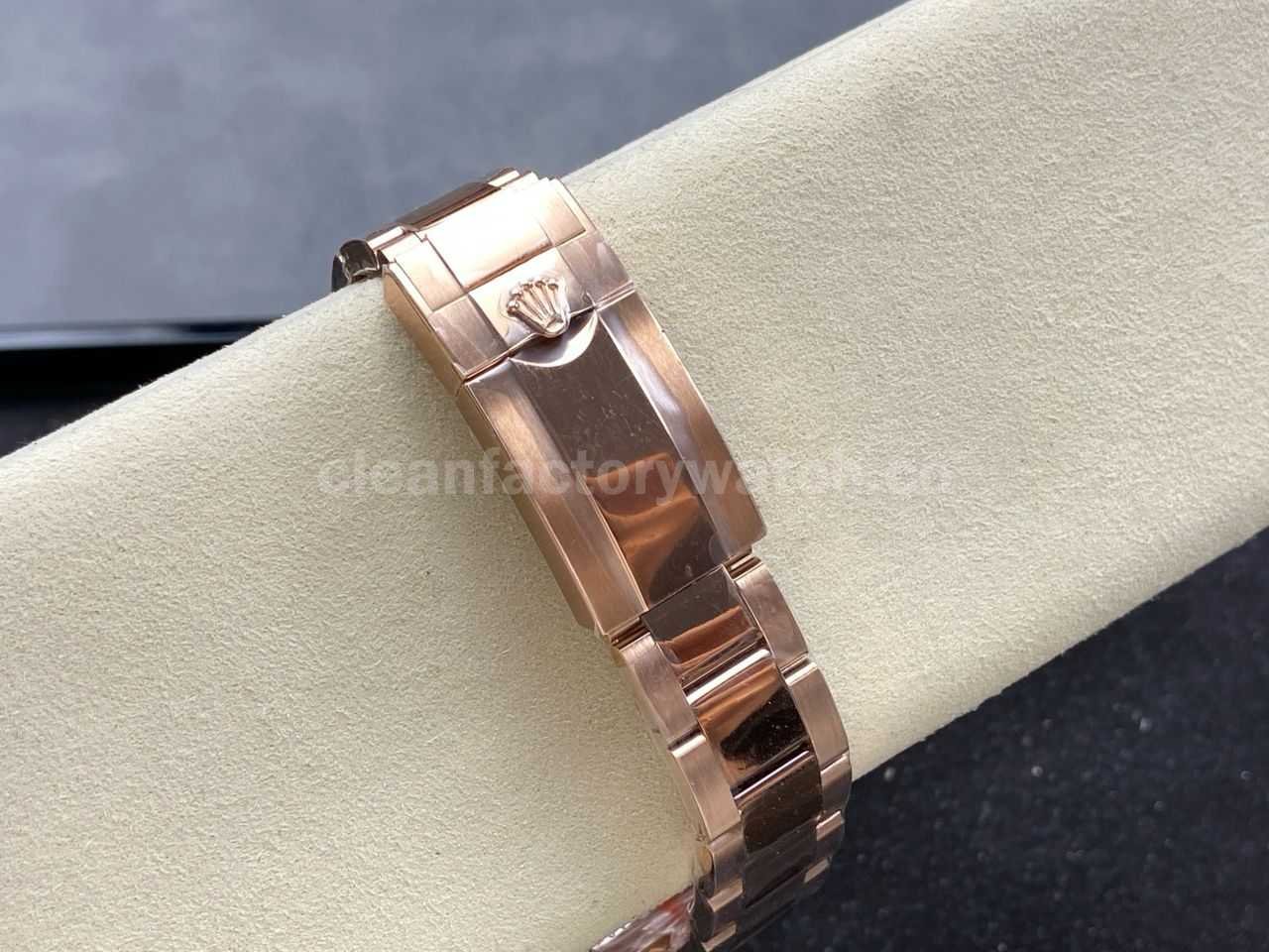 QF Factory Counterweight Rolex Daytona 126505 0005 Rose Gold Chocolate Brown Dial (7)