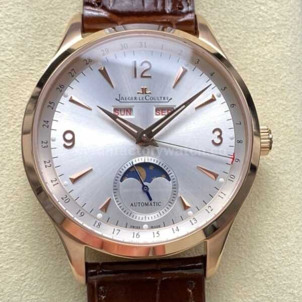 TW Factory Jaeger-LeCoultre Master Calendar Q1552520 39mm Rose Gold Silver Dial