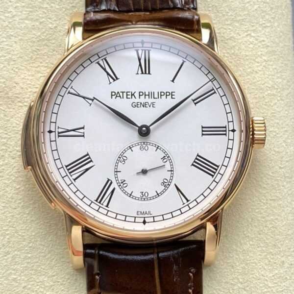TW Factory Patek Philippe Calatrava 5078R-001 40mm Rose Gold Roman Numerals White Dial