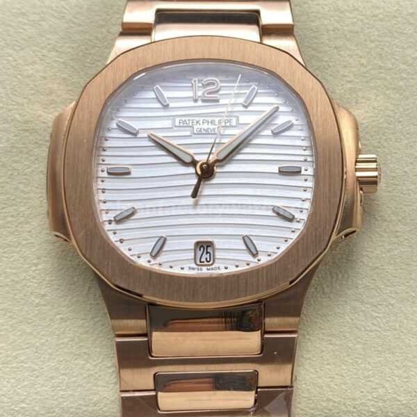 TW Factory Patek Philippe Nautilus 7118/1R-001 Rose Gold White Dial