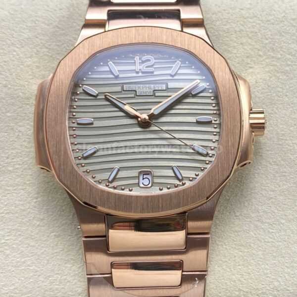 TW Factory Patek Philippe Nautilus 7118/1R Rose Gold Champagne Dial