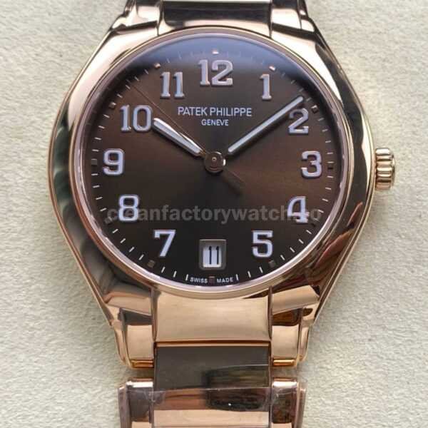TW Factory Patek Philippe Twenty~4 7300/1200R-001 Rose Gold Brown Dial