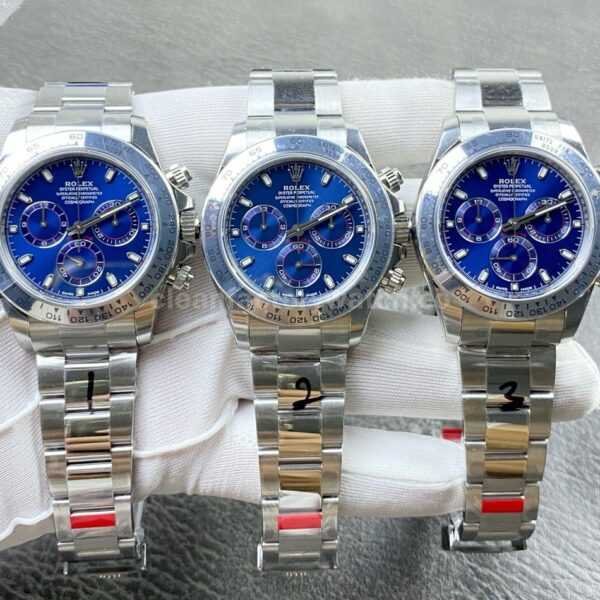 VS Factory CounterWeight Rolex Daytona 116509-0071 White Gold Blue Dial