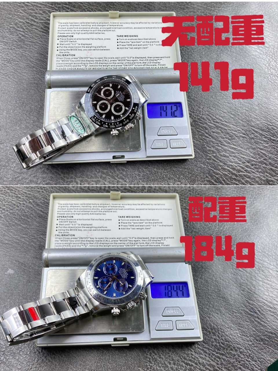 VS Factory CounterWeight Rolex Daytona 116509 0071 White Gold Blue Dial (2)