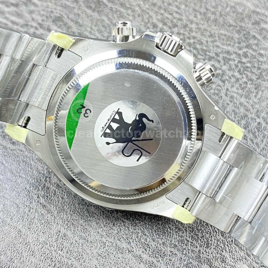 VS Factory Counterweight Rolex Daytona 126509 0001 White Gold Black Dial (15)