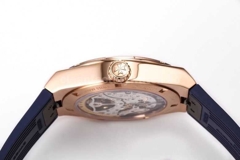 BBS Factory Vacheron Constantin Overseas Tourbillon 6000V 110R B733 Rubber Strap Rose Gold Blue Dial (9)