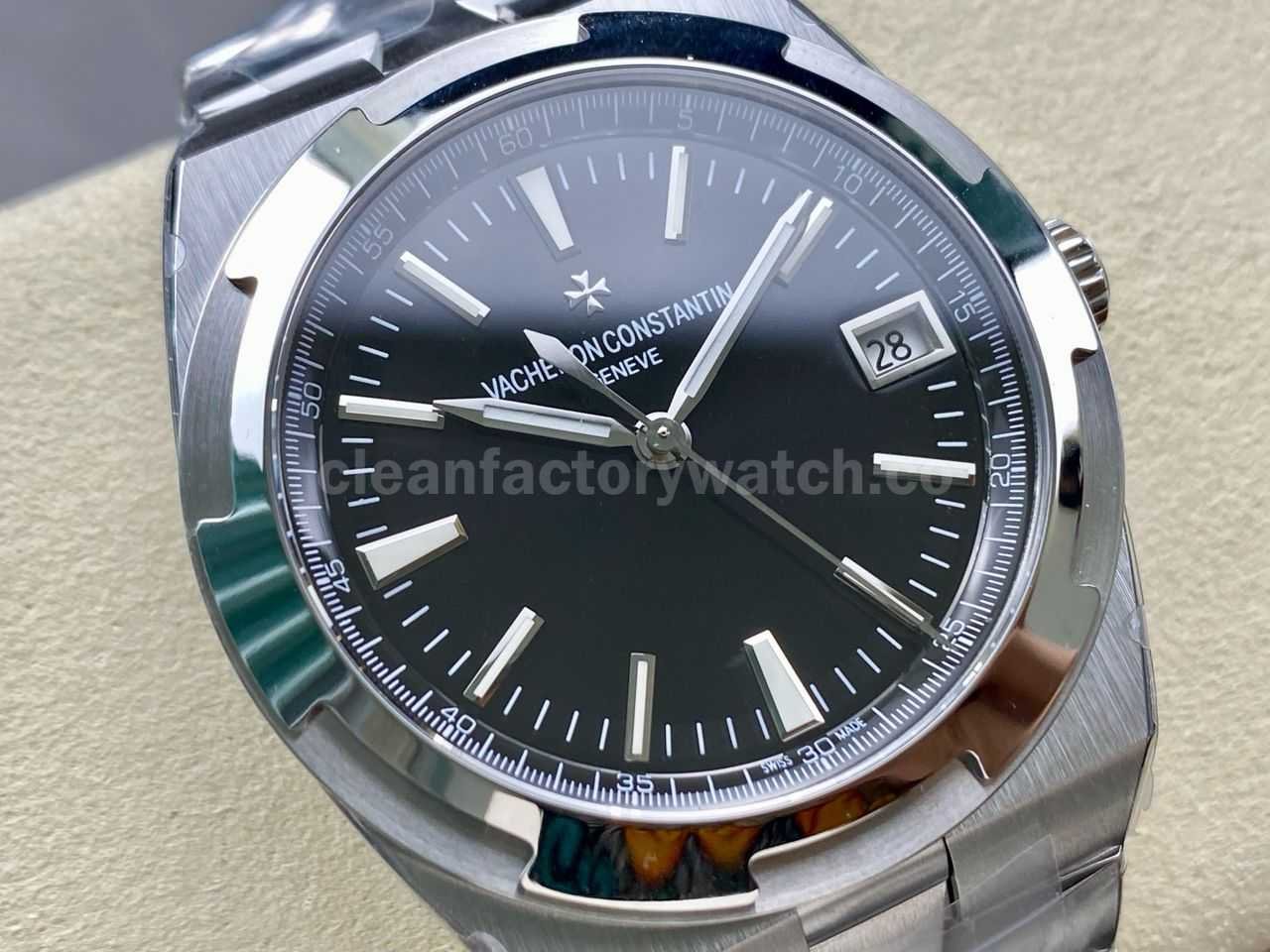 8F Factory Vacheron Constantin Overseas 4500V110A B483 41mm Full Steel Black Dial (1)