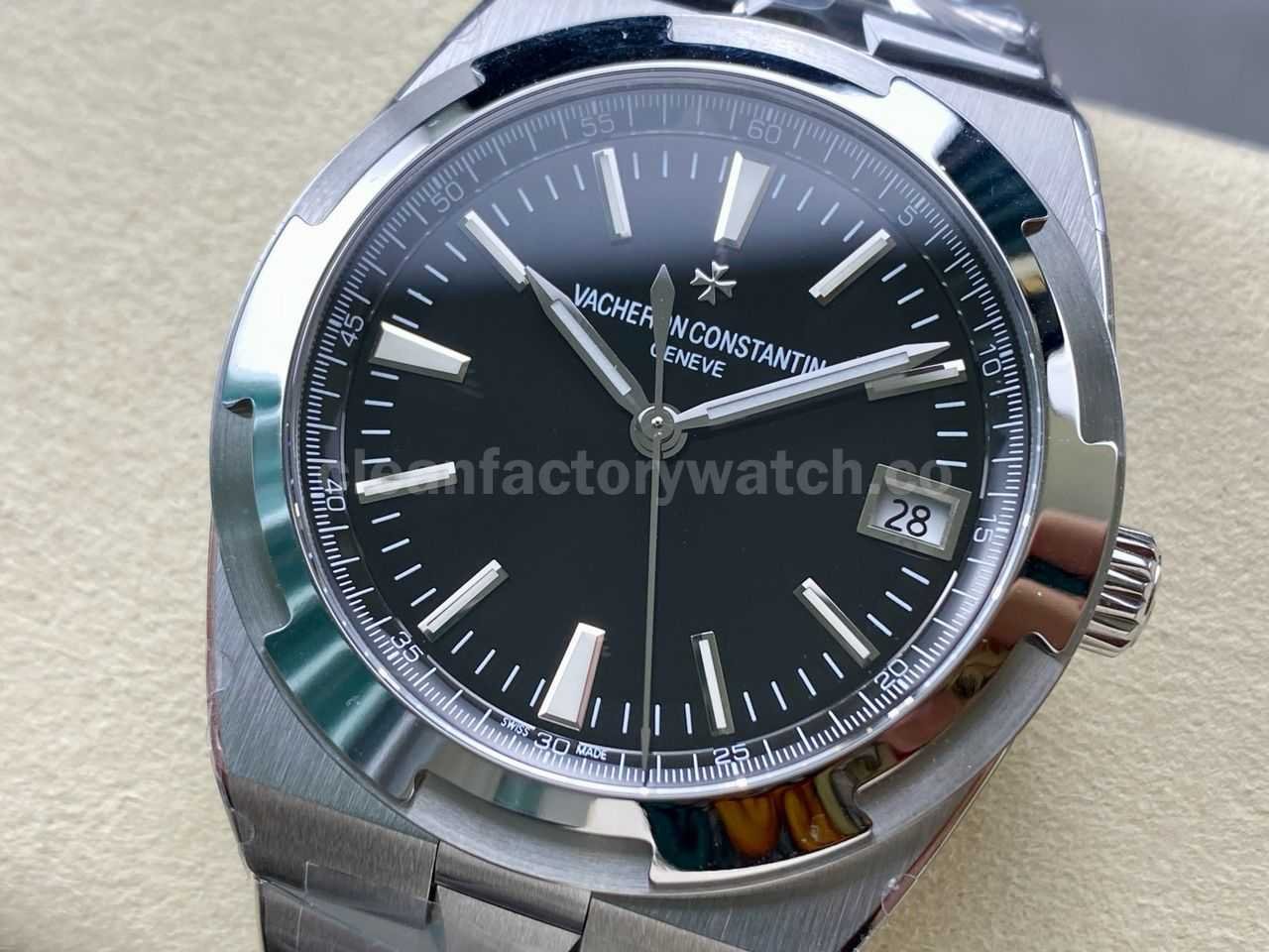 8F Factory Vacheron Constantin Overseas 4500V110A B483 41mm Full Steel Black Dial (5)