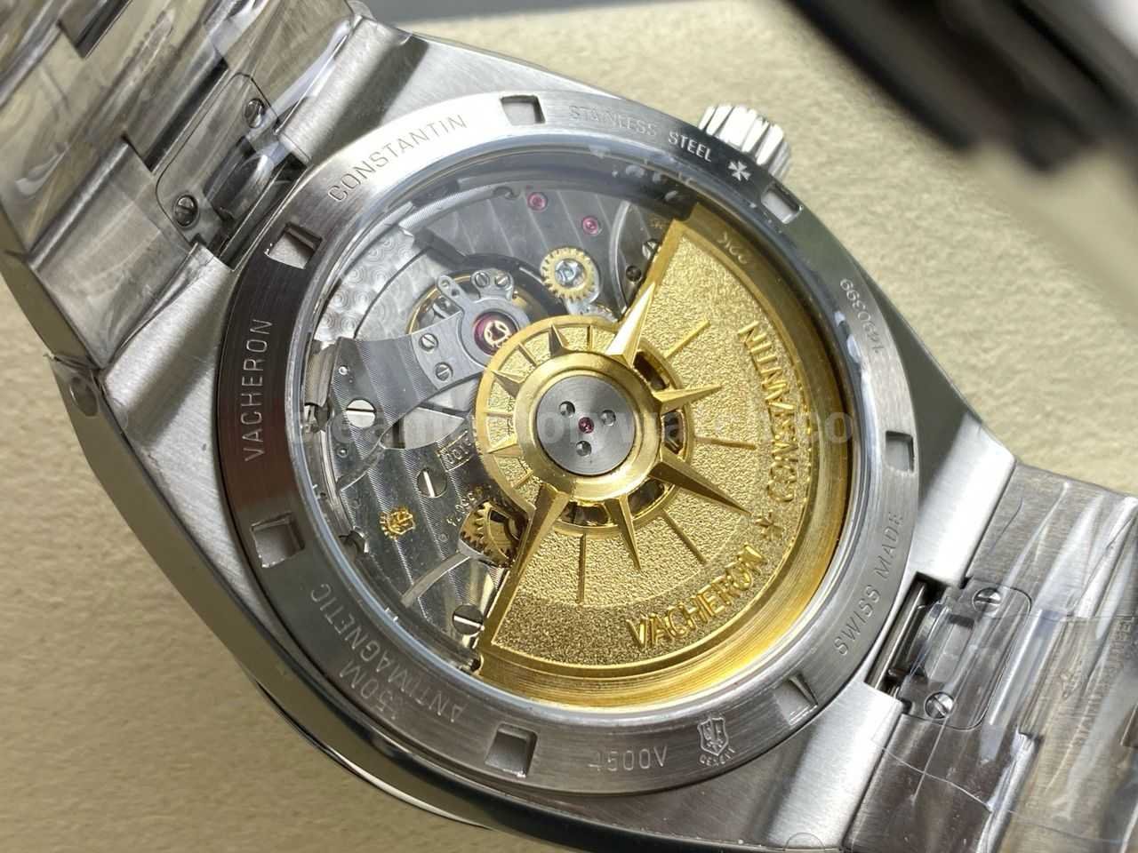 8F Factory Vacheron Constantin Overseas 4500V110A B483 41mm Full Steel Black Dial (8)
