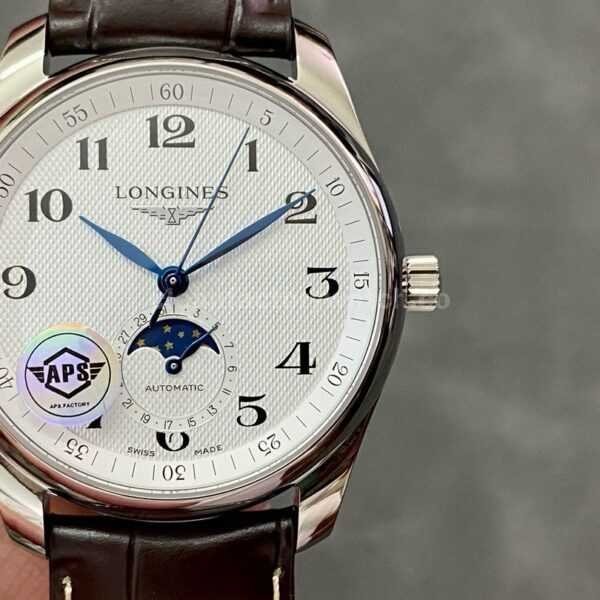 APS Factory Longines Master Collection Moonphase 40mm L2.909.4.78.3 Silver Dial