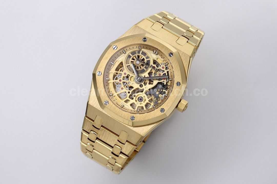 ZF Factory Audemars Piguet Royal Oak Jumbo 16204BA.OO.1240BA.01 Rose Gold Skeletonized Dial (1)