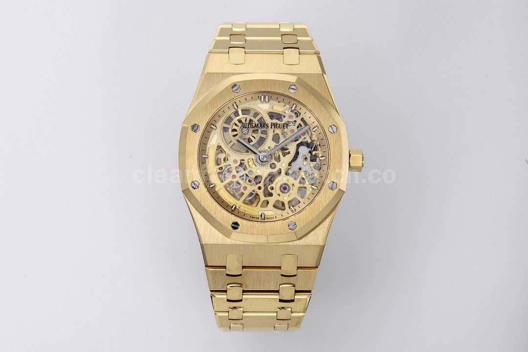 ZF Factory Audemars Piguet Royal Oak Jumbo 16204BA.OO.1240BA.01 Rose Gold Skeletonized Dial (3)