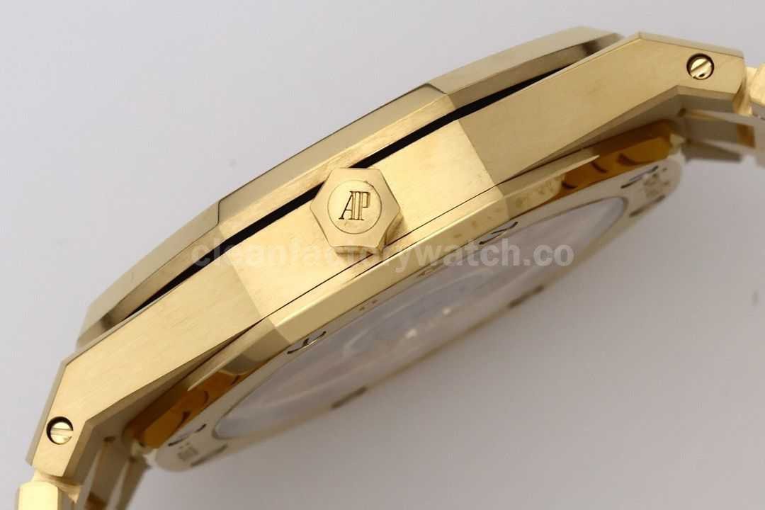 ZF Factory Audemars Piguet Royal Oak Jumbo 16204BA.OO.1240BA.01 Rose Gold Skeletonized Dial (5)