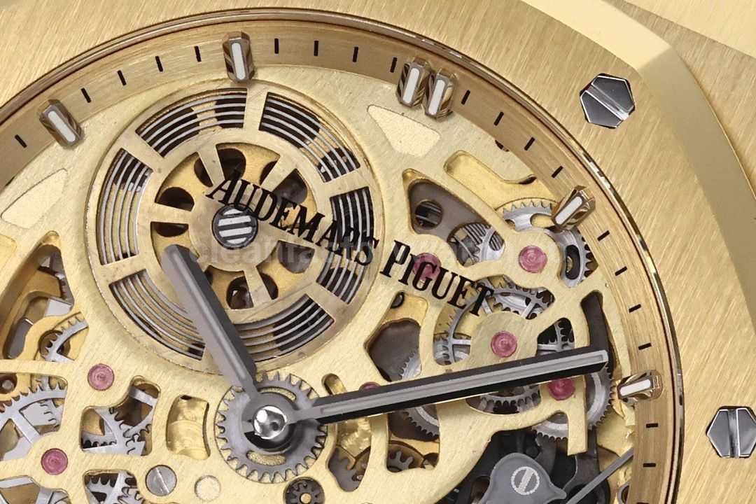 ZF Factory Audemars Piguet Royal Oak Jumbo 16204BA.OO.1240BA.01 Rose Gold Skeletonized Dial (7)